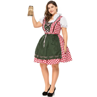 Oktoberfest Damen Dirndl Kleid Mit Schnürung | 2025