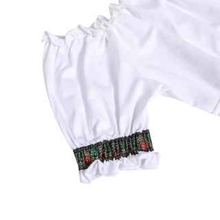 Oktoberfest Damen Dirndl Kleid Mit Trägern & Bluse | 2025