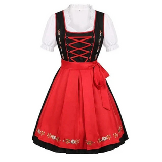 Portia | Damen Festliche Midi Oktoberfest Kleid | 2025
