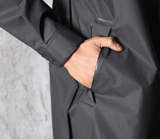 Regenjacke Herren Lang Wasserdicht | Mantelstil