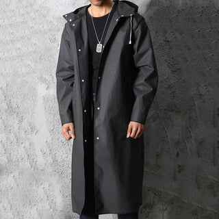 Regenjacke Herren Lang Wasserdicht | Mantelstil
