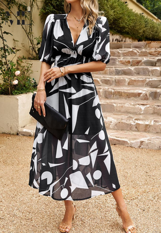 Sadie | Damen Luftige Sommerkleid | Midi