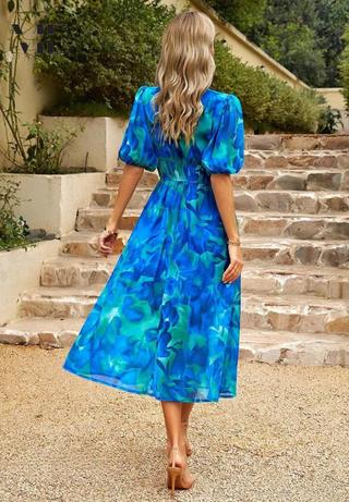 Sadie | Damen Luftige Sommerkleid | Midi
