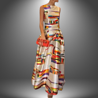 Selina | Damen Sommer Elegantes Maxi Kleid