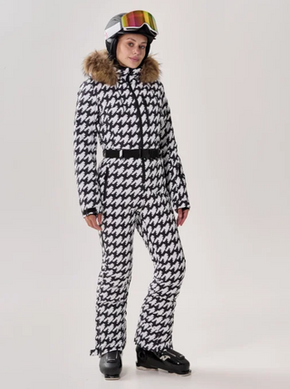 Skianzug Damen Mit Fellkapuze | Modernes Set
