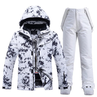 Skianzug Damen Mit Musterjacke | Zweiteiliges Set