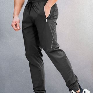 Sportliche Herren Jogginghose Mit Zipper-Taschen Und Bündchen | Trainingsstil