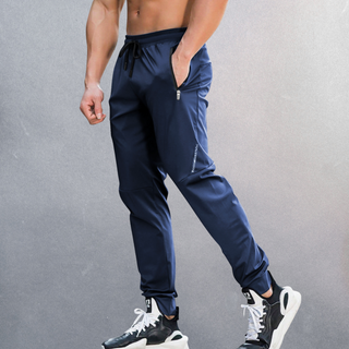 Sportliche Herren Jogginghose Mit Zipper-Taschen Und Bündchen | Trainingsstil