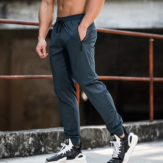 Sportliche Herren Jogginghose Mit Zipper-Taschen Und Bündchen | Trainingsstil