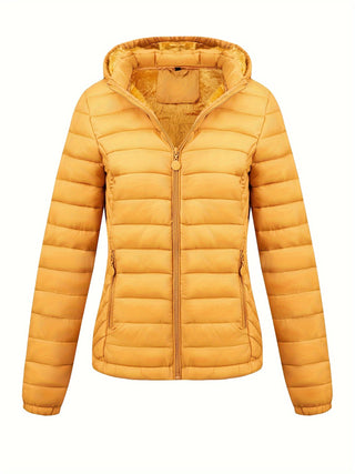 Steppjacke Damen mit Kapuze | Winter Look