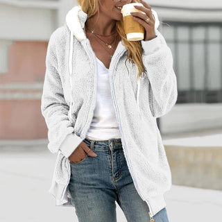 Teddy Damen Jacke Mit Kapuze | Lässiger Look