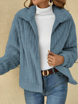 Teddy Jacke Damen mit Stehkragen | Winterlook