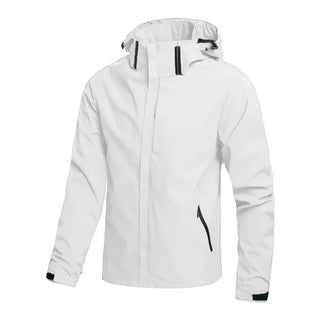 Unisex Softshelljacke Mit Kapuze Und Zipper-Taschen | Regen