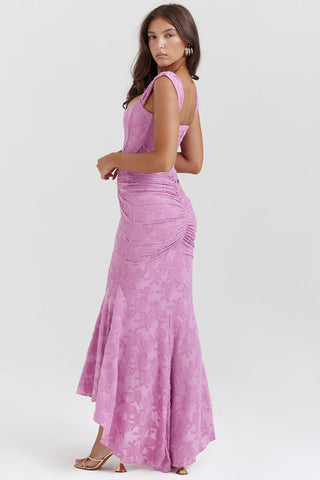 Viviana | Damen Spitzen Abendkleid | Maxi