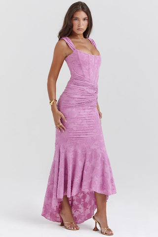 Viviana | Damen Spitzen Abendkleid | Maxi