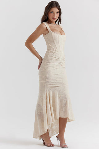 Viviana | Damen Spitzen Abendkleid | Maxi