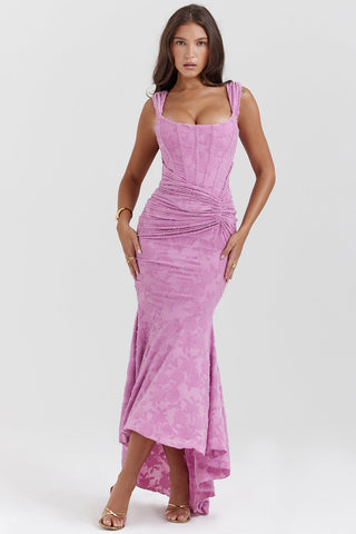 Viviana | Damen Spitzen Abendkleid | Maxi