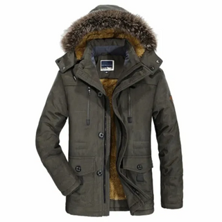 Winter Parka Herren Mit Fellkapuze | Warme Jacke