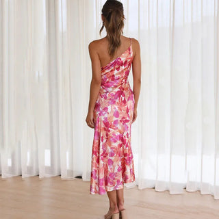 Yasmin | Damen Elegantes Sommer Cocktail Maxi Kleid